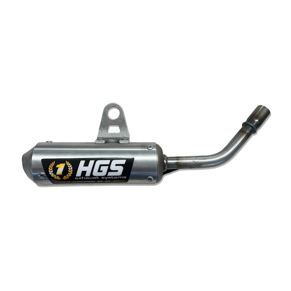 HGS Silencer grey/Steel - KTM HUSQVARNA GASGAS SX50/TC50/MC50 2024-2026)
