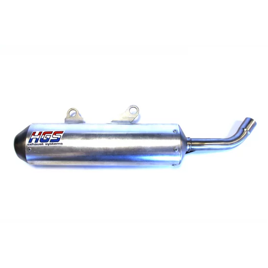 HGS Round Alloy Steel Silencer – KTM SX250 & Husqvarna TC250 (2023–2026)