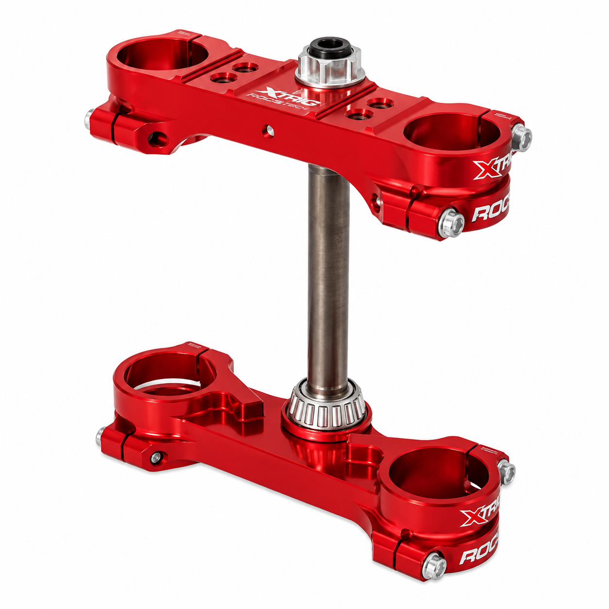 XTRIG ROCS Tech Triple Clamp Red – KTM SX85, Husqvarna TC85 & GASGAS MC85 (2025-2026)