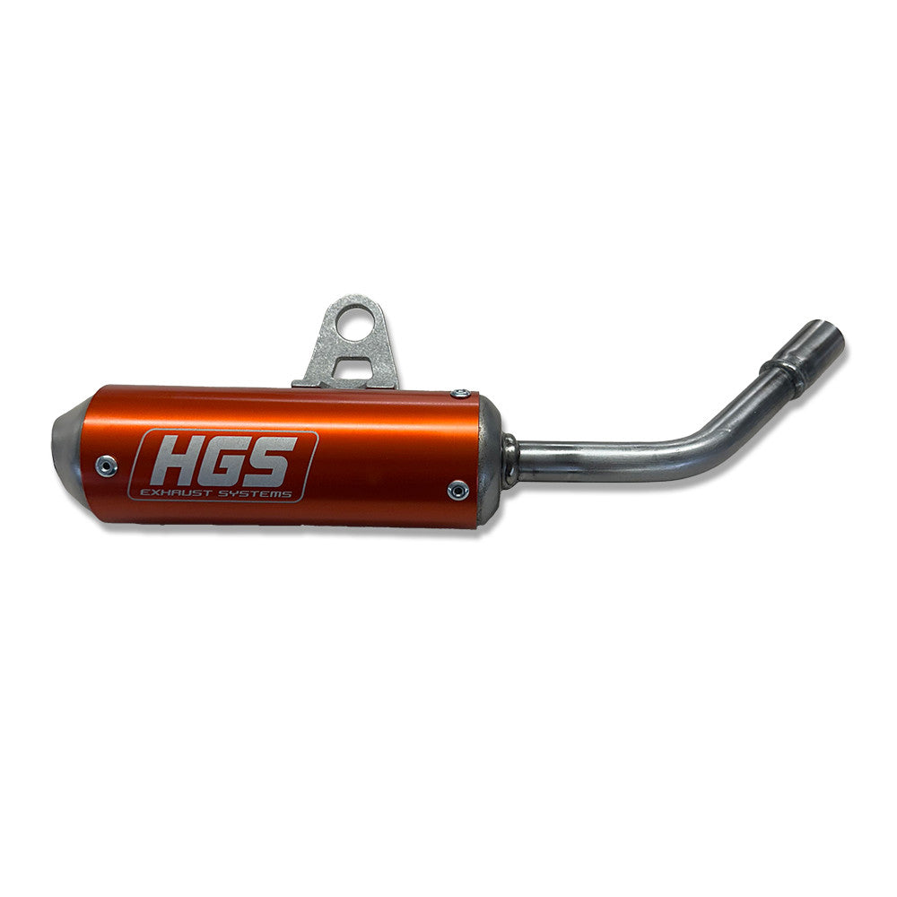 HGS Silencer Orange/Steel - KTM HUSQVARNA GASGAS SX50/TC50/MC50 2024-2026)