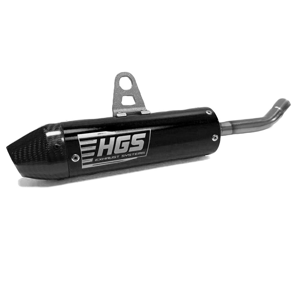 HGS Silencer Black/Carbon - KTM HUSQVARNA GASGAS SX85/TC85/MC85 (2025-2026)