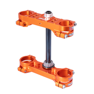 XTRIG ROCS Tech Triple Clamps (Orange) - KTM HUSQVARNA GASGAS SX65/TC65/MC65 24-26