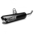 HGS Silencer Black/Steel - KTM HUSQVARNA GASGAS SX85/TC85/MC85 (2025-2026)