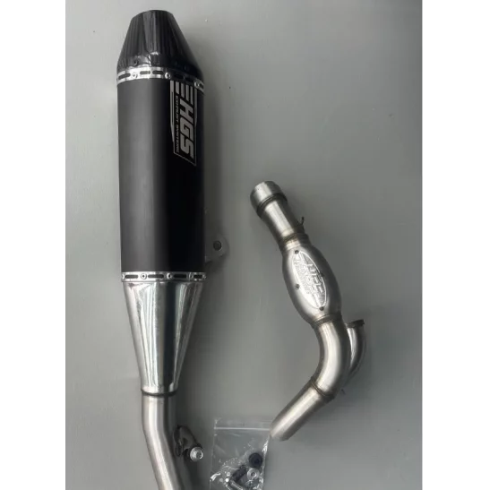 Full HGS Exhaust System Black/Carbon - SUZUKI RMZ250 - 2019 - 2026