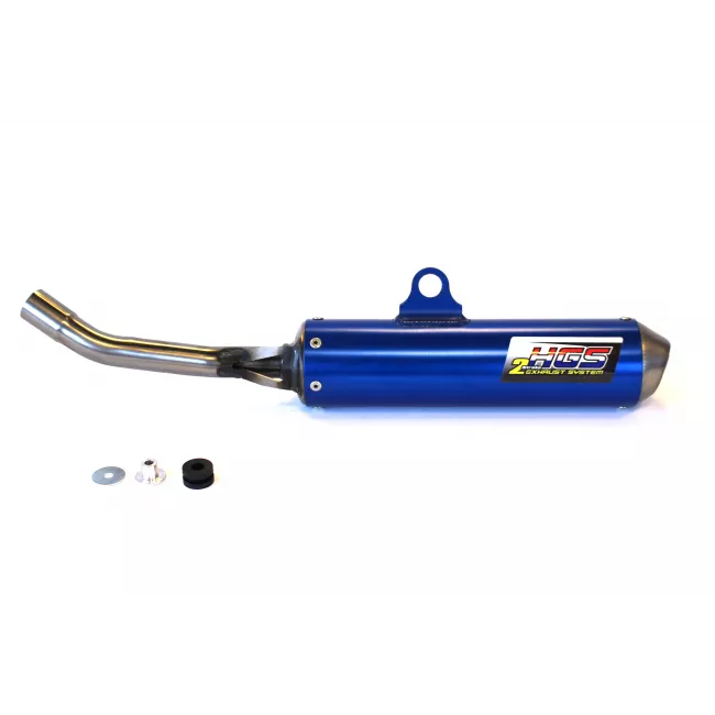 HGS Silencer Blue/Steel - KTM HUSQVARNA SX125/150/TC125 (2023-2026)