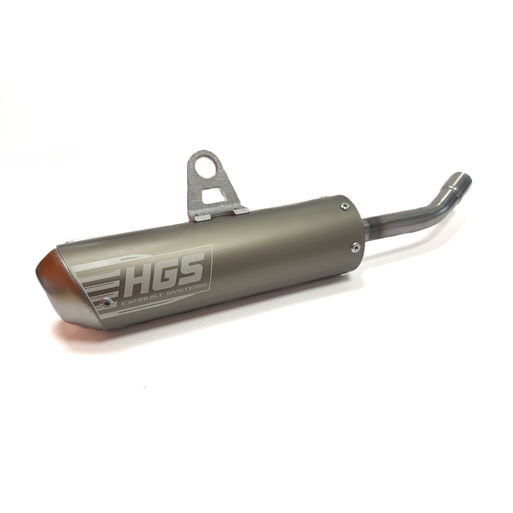 HGS Silencer Alloy/Steel - KTM HUSQVARNA GASGAS SX85/TC85/MC85 (2025-2026)