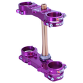 XTRIG ROCS Tech Triple Clamp - (Purple) - YAMAHA YZ125 15-26