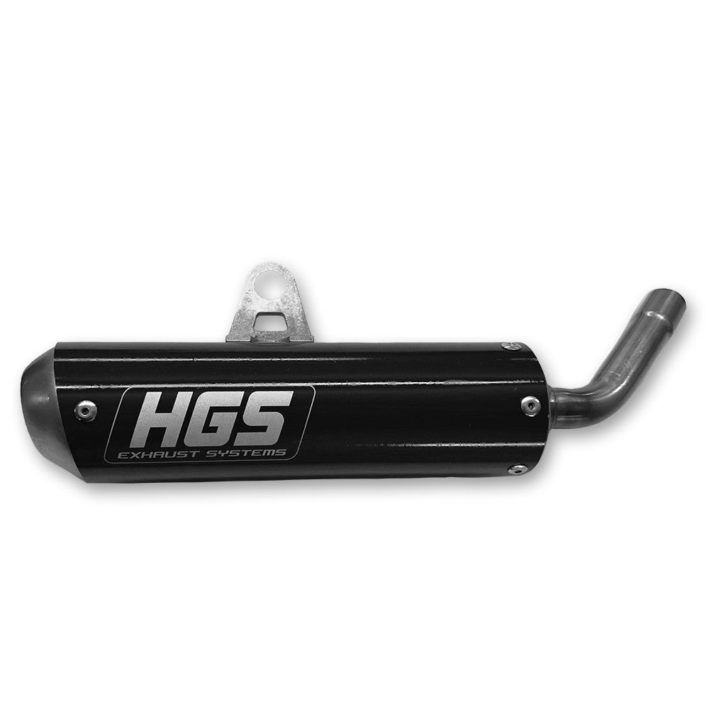 HGS Silencer Black/Steel - KTM HUSQVARNA GASGAS SX65/TC65/MC65 2024-2026)