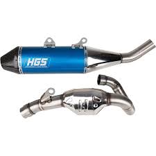 Full HGS Exhaust System Blue/Carbon - YAMAHA YZ250F 2019 - 2026