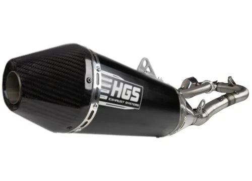 Full HGS Exhaust System Black/Cabon - YAMAHA YZ250F 2019 - 2026
