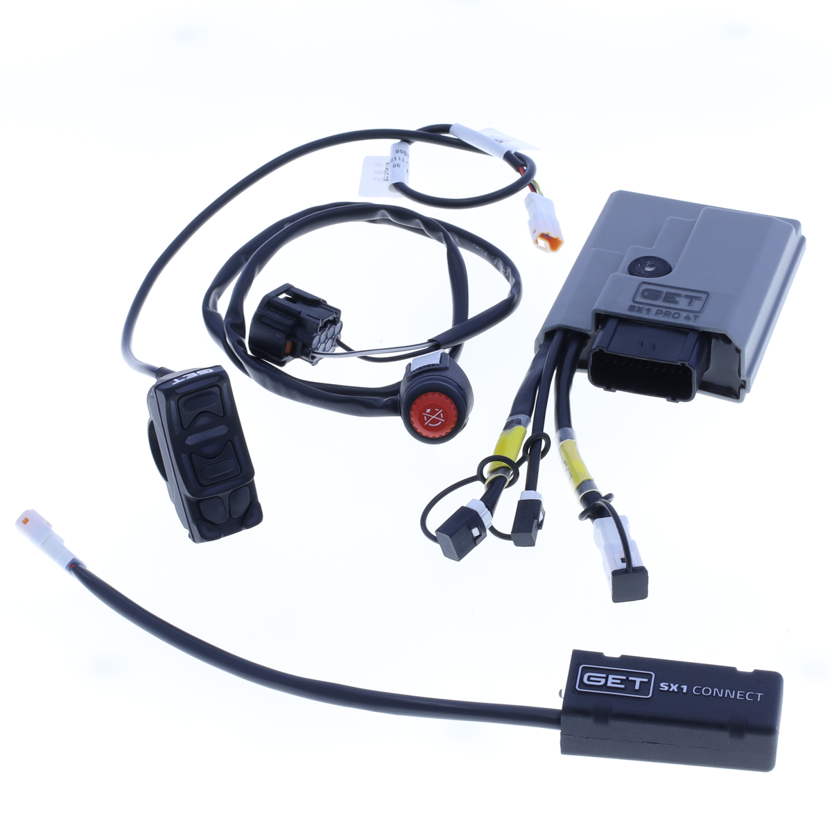 GET SX1 PRO 4T CONTROL UNIT, INC SX1 CONTROLLER AND CONNECT KAWASAKI KX250F 25-26 (KILL SWITCH INCLUDED)